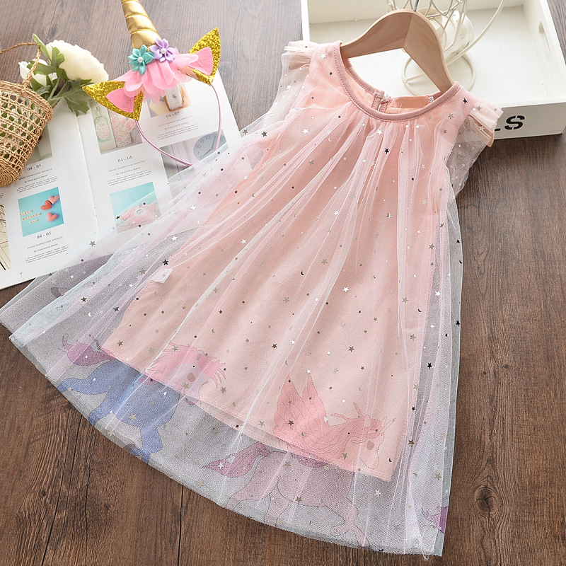 Girls Summer Floral Printed Dress