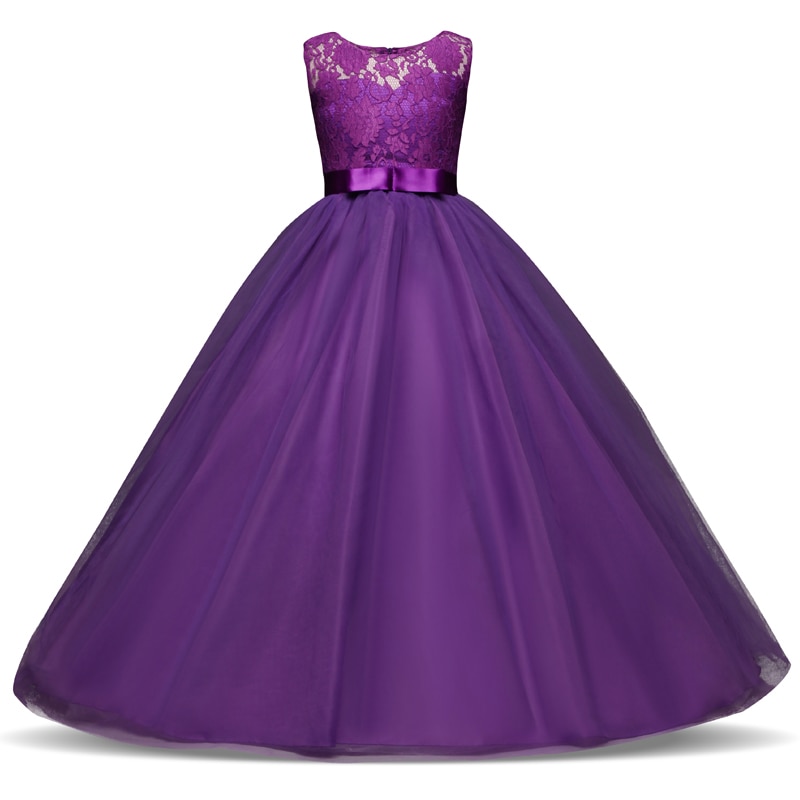 Girls Laced Princess Party Dress