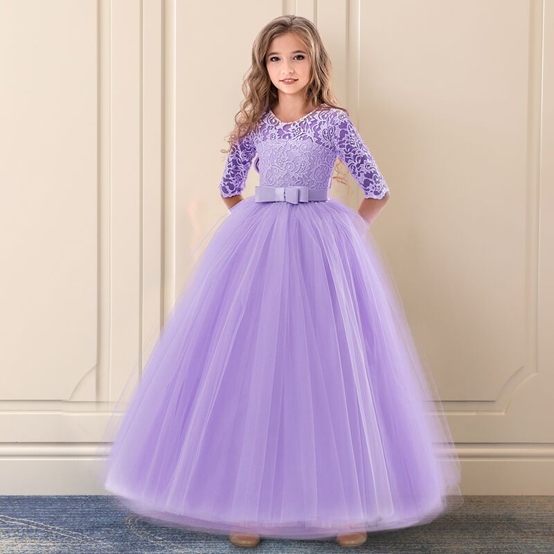 Girls Laced Princess Party Dress