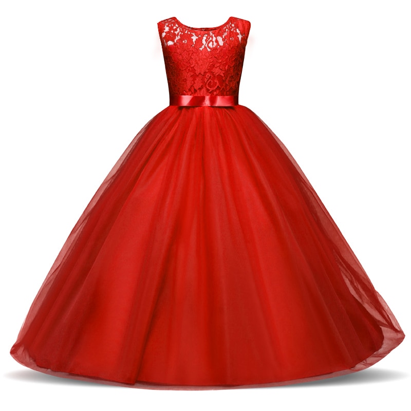 Girls Laced Princess Party Dress