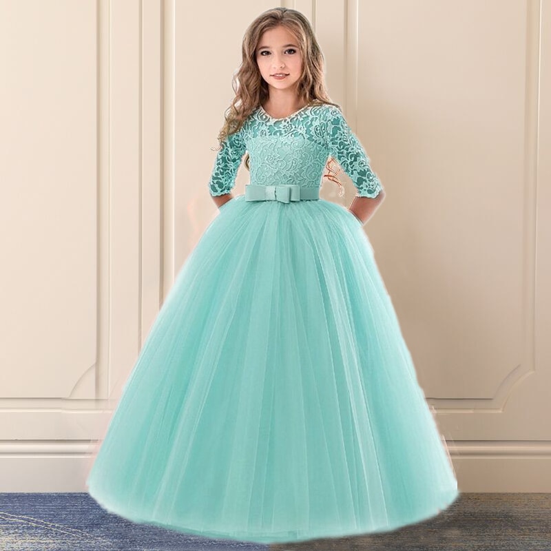 Girls Laced Princess Party Dress