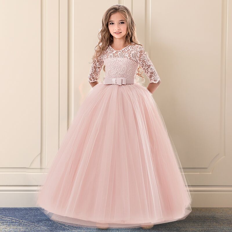 Girls Laced Princess Party Dress