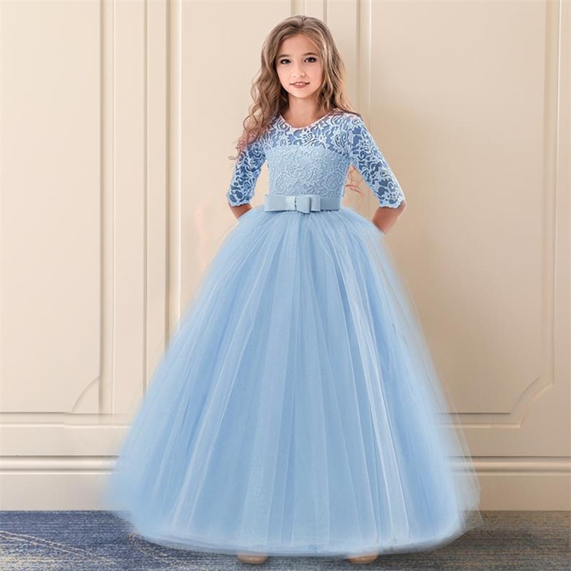 Girls Laced Princess Party Dress