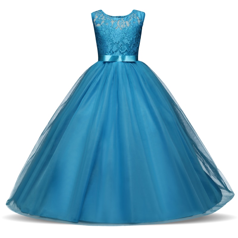 Girls Laced Princess Party Dress