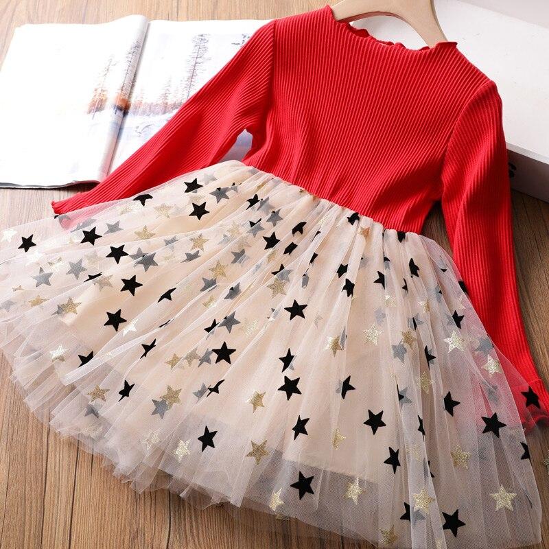 Girls Voile Sequined Dress