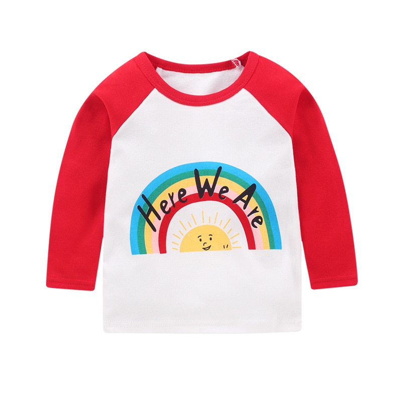 Striped Cotton Long Sleeve T-shirt for Boys