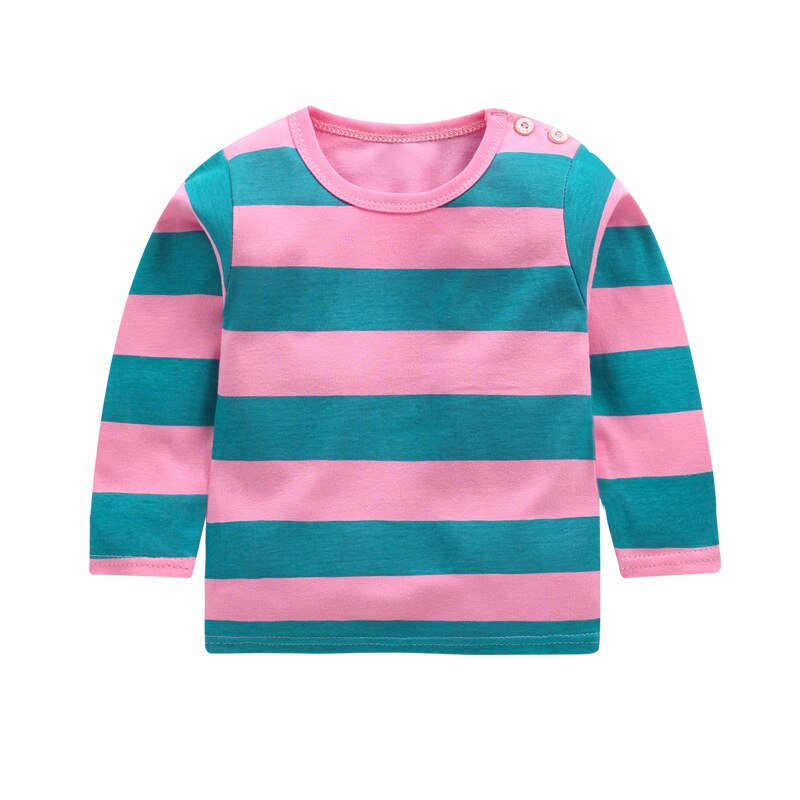 Striped Cotton Long Sleeve T-shirt for Boys