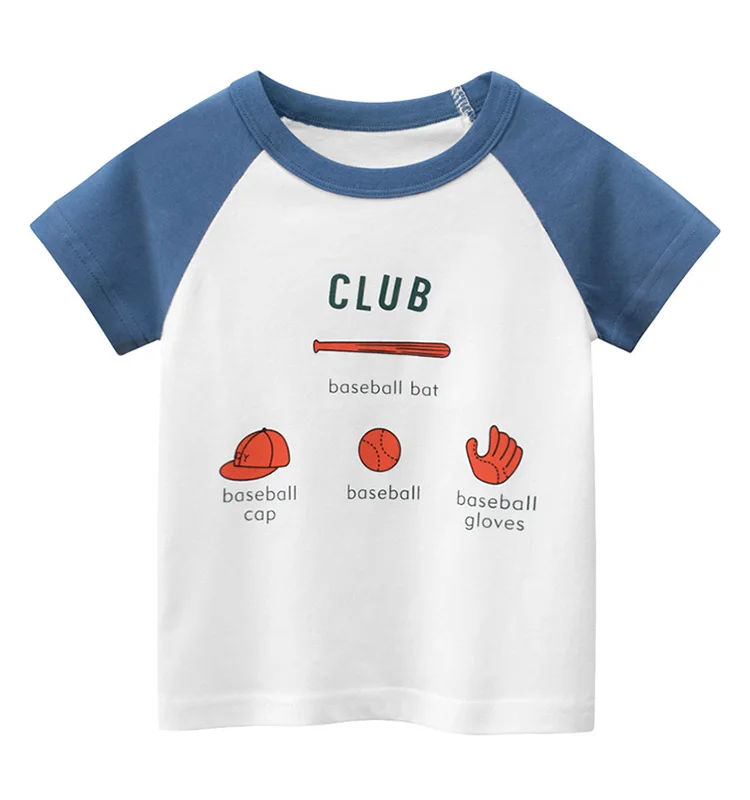 Cartoon Printed T-shirt For Boys