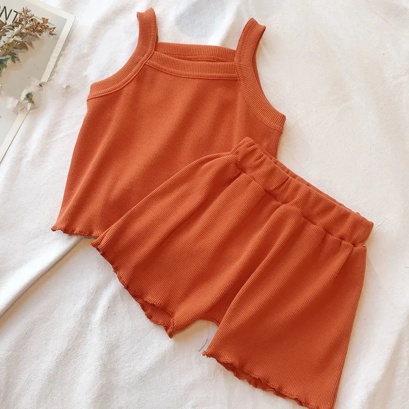 Comfortable Sleeveless Top with Shorts