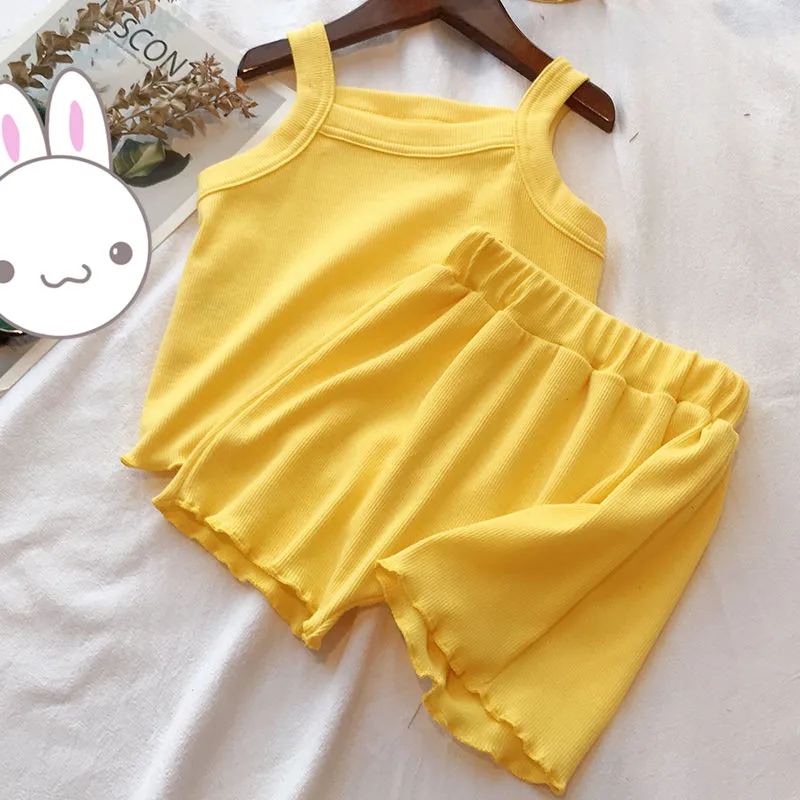 Comfortable Sleeveless Top with Shorts