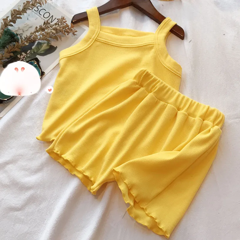 Comfortable Sleeveless Top with Shorts