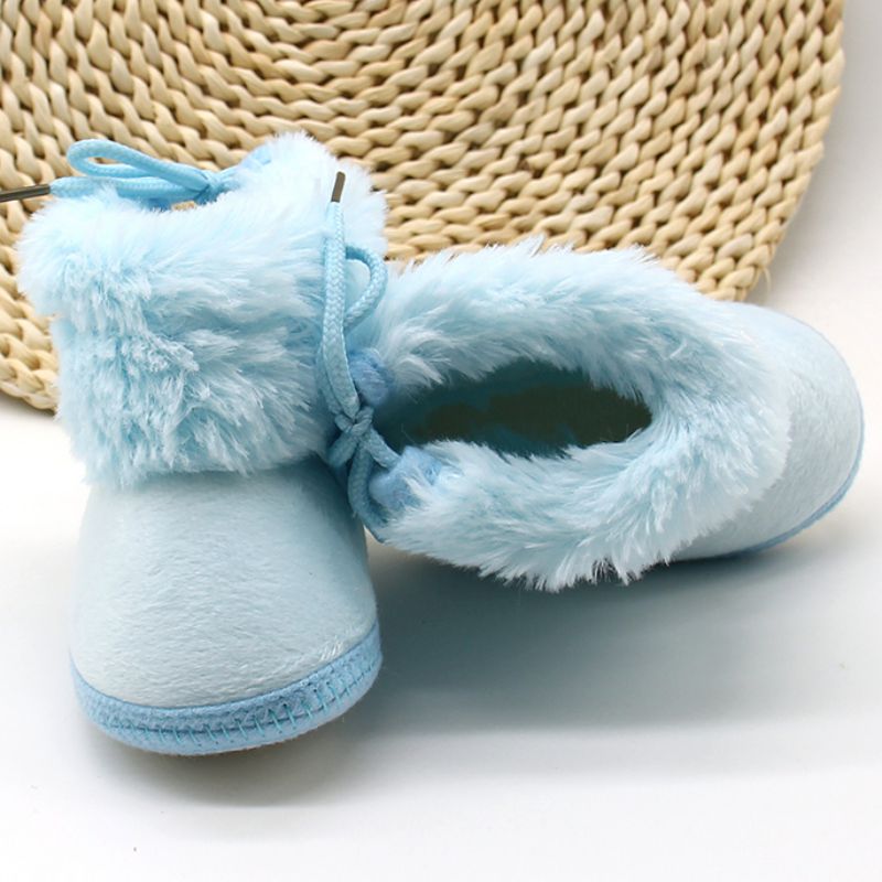 Baby's Cotton Winter Boots with Soft Sole