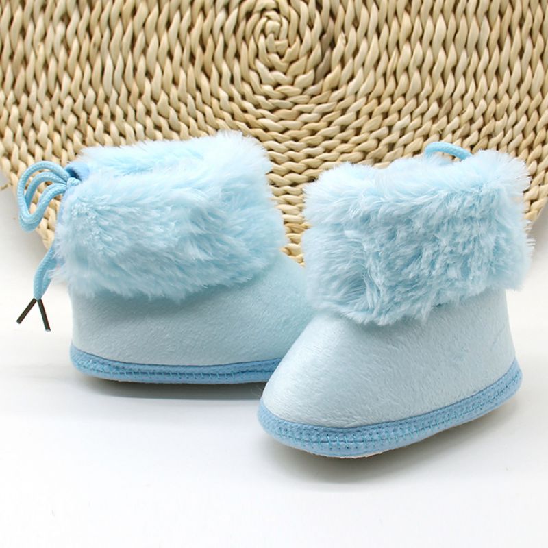 Baby's Cotton Winter Boots with Soft Sole